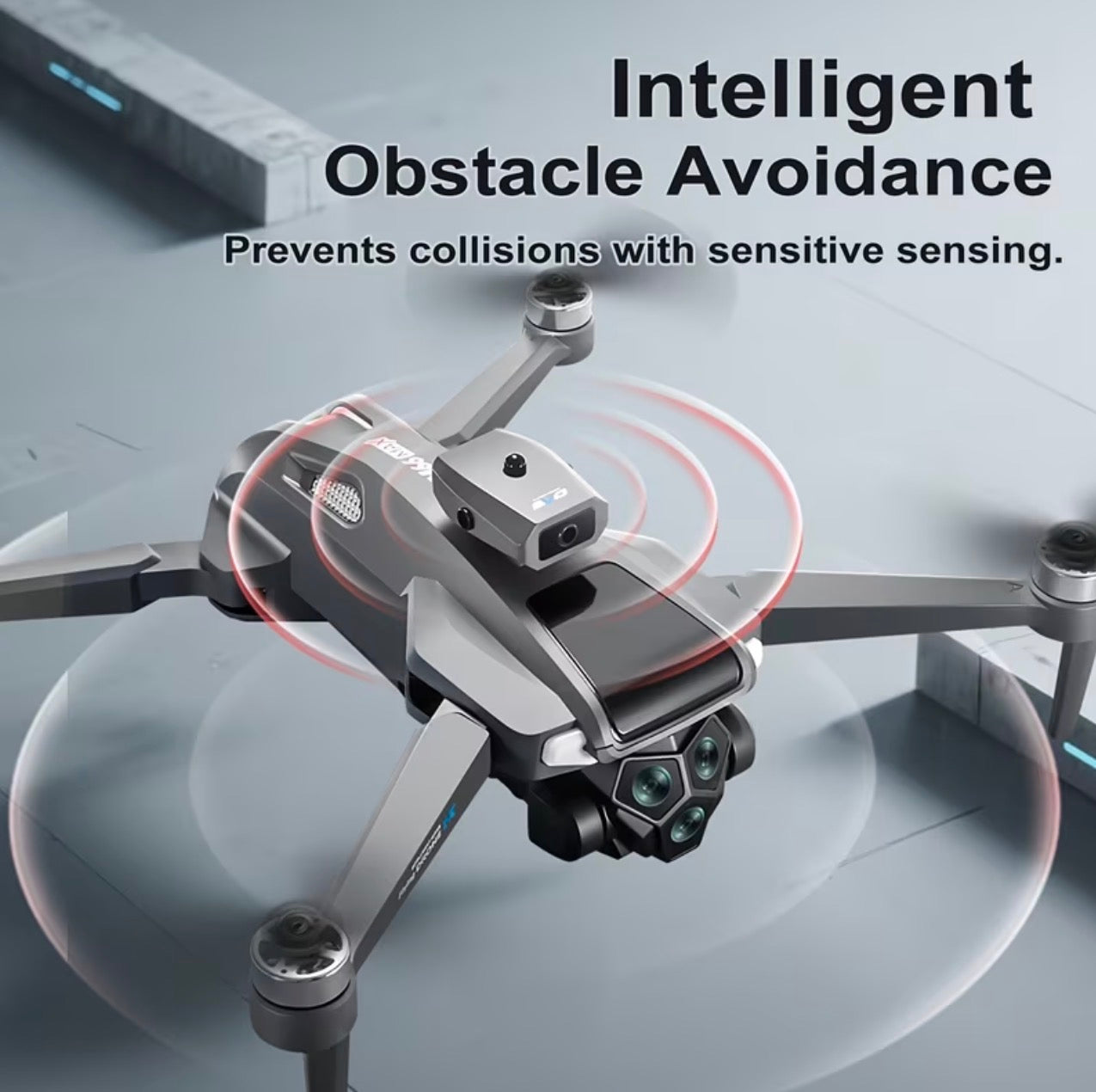 M66MAX Drone with Brushless Optical Flow Aerial Photography Screen Remote Control Camera Foldable Design Omnidirectional Obstacle Avoidance Portable Folding