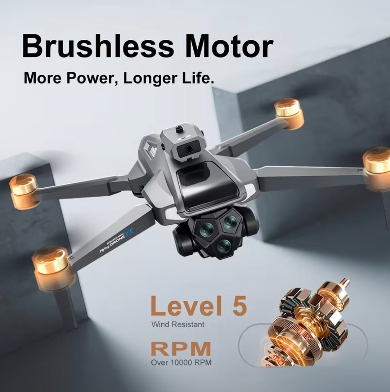 M66MAX Drone with Brushless Optical Flow Aerial Photography Screen Remote Control Camera Foldable Design Omnidirectional Obstacle Avoidance Portable Folding