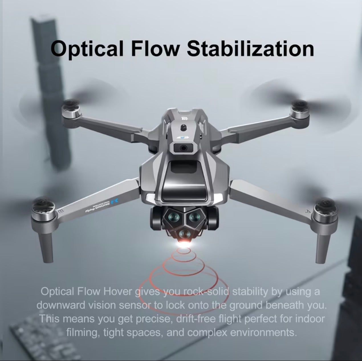 M66MAX Drone with Brushless Optical Flow Aerial Photography Screen Remote Control Camera Foldable Design Omnidirectional Obstacle Avoidance Portable Folding