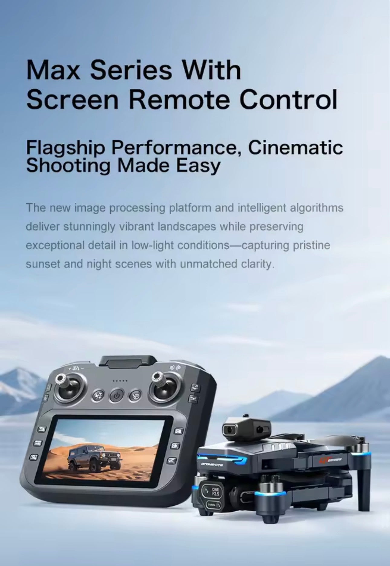 GT8 Drone 2026 GPS 4K HD 360° Dual Cameras 5G WIFI Brushless Motors Obstacle Avoidance Foldable Quadcopter for Steady Shots Aerial Photography Folding Design