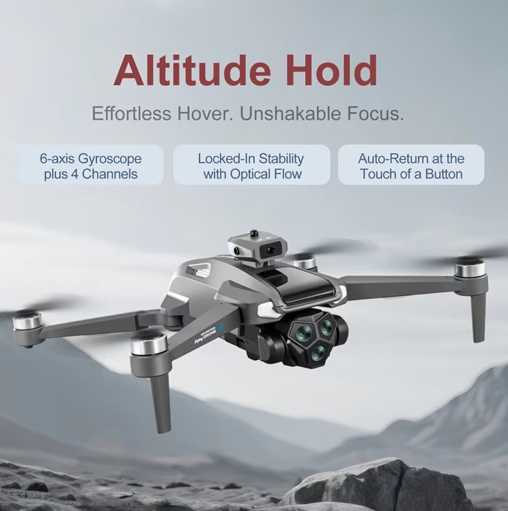 M66MAX Drone with Brushless Optical Flow Aerial Photography Screen Remote Control Camera Foldable Design Omnidirectional Obstacle Avoidance Portable Folding