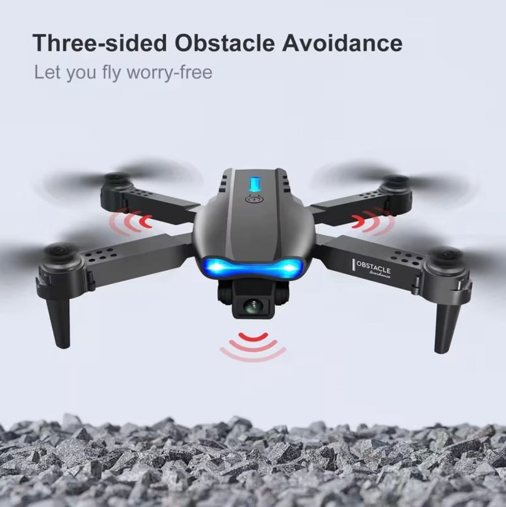 E99 Pro Folding Drone with Altitude Hold for Stable Flight Easy to Operate for Beginners and Aerial Photography Enthusiasts with Wi-Fi Function Optical Flow Hovering Indoor Outdoor Foldable Drone Visual Positioning Auto Drones - Cameras Portable