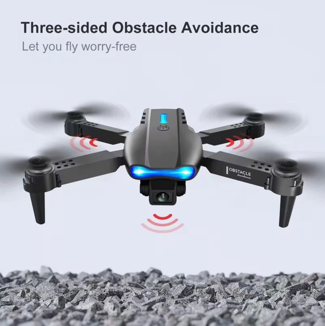 E99 Pro Folding Drone with Altitude Hold for Stable Flight Easy to Operate for Beginners and Aerial Photography Enthusiasts with Wi-Fi Function Optical Flow Hovering Indoor Outdoor Foldable Drone Visual Positioning Auto Drones - Cameras Portable