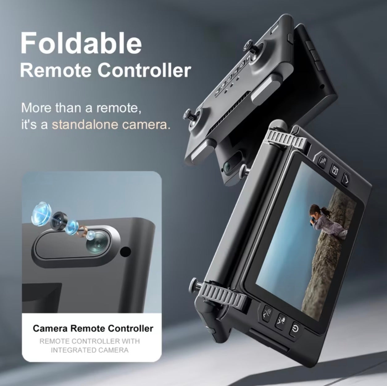 M66MAX Drone with Brushless Optical Flow Aerial Photography Screen Remote Control Camera Foldable Design Omnidirectional Obstacle Avoidance Portable Folding
