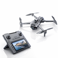 M66-MAX Drone with Brushless Optical Flow Aerial Photography Screen Remote Control Camera Foldable Design Omnidirectional Obstacle Avoidance Portable Folding