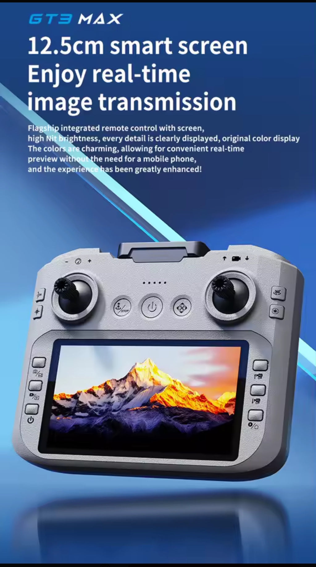 Feifei GT3 Max Drone - Master Flying with Ease One-Click Takeoff Landing Calibration Emergency Stop Unlock with Ultimate Flagship Lens for High-Quality Images GPS Professional Mini Cameras