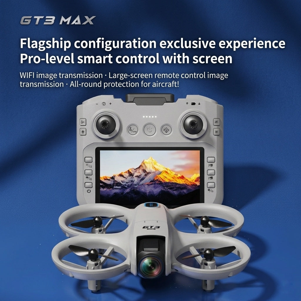 Feifei GT3 Max Drone - Master Flying with Ease One-Click Takeoff Landing Calibration Emergency Stop Unlock with Ultimate Flagship Lens for High-Quality Images GPS Professional Mini Cameras