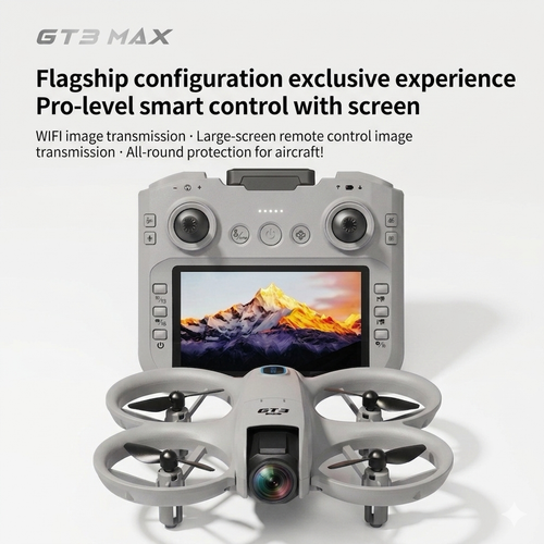 Feifei GT3 Max Drone - Master Flying with Ease One-Click Takeoff Landing Calibration Emergency Stop Unlock with Ultimate Flagship Lens for High-Quality Images GPS Professional Mini Cameras