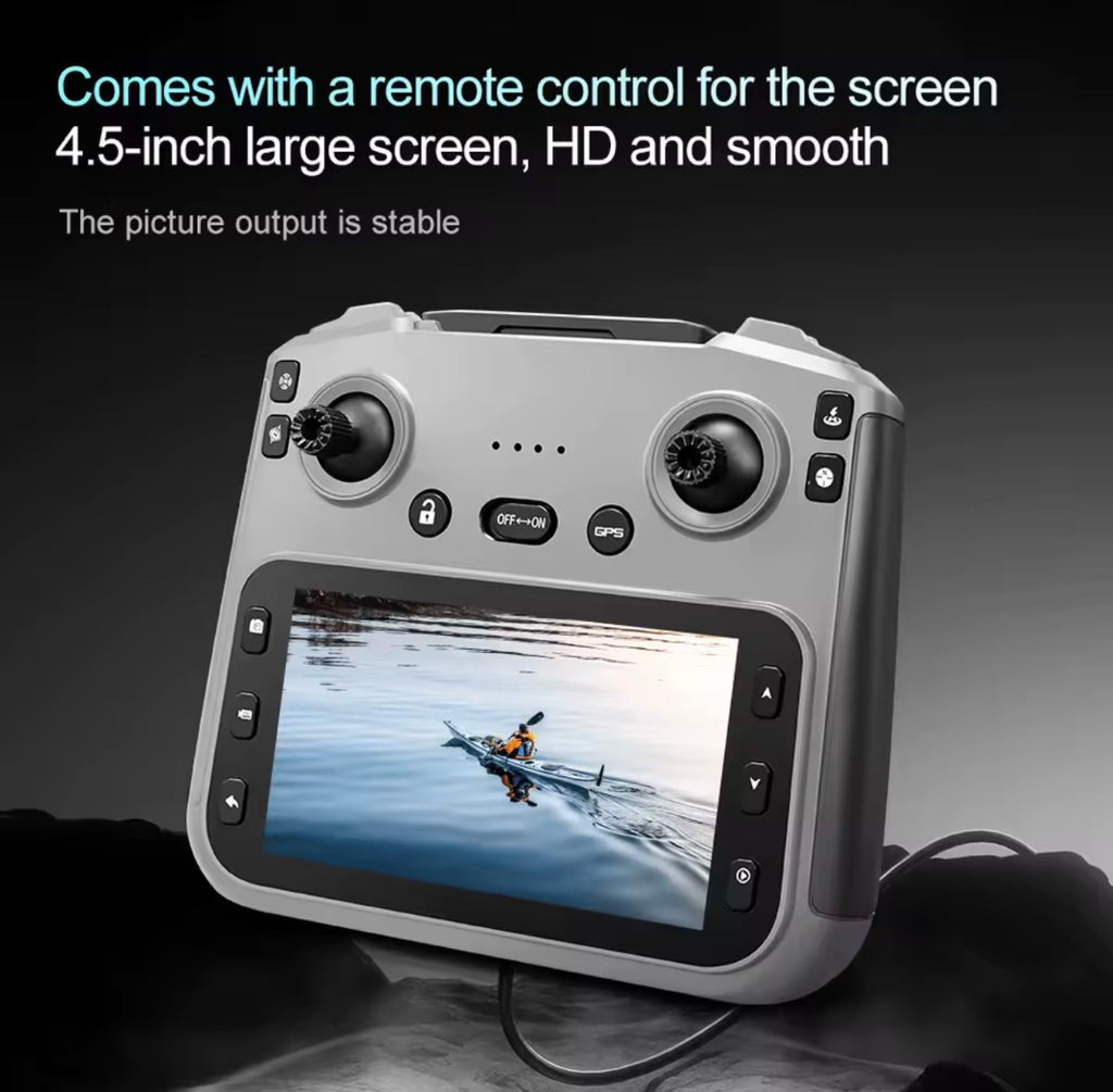 V168 PRO MAX GPS Drone with 8K Camera Aerial FPV Brush Avoiding Obstacle Large Screen Remote Control Folding Drone for Professional Use