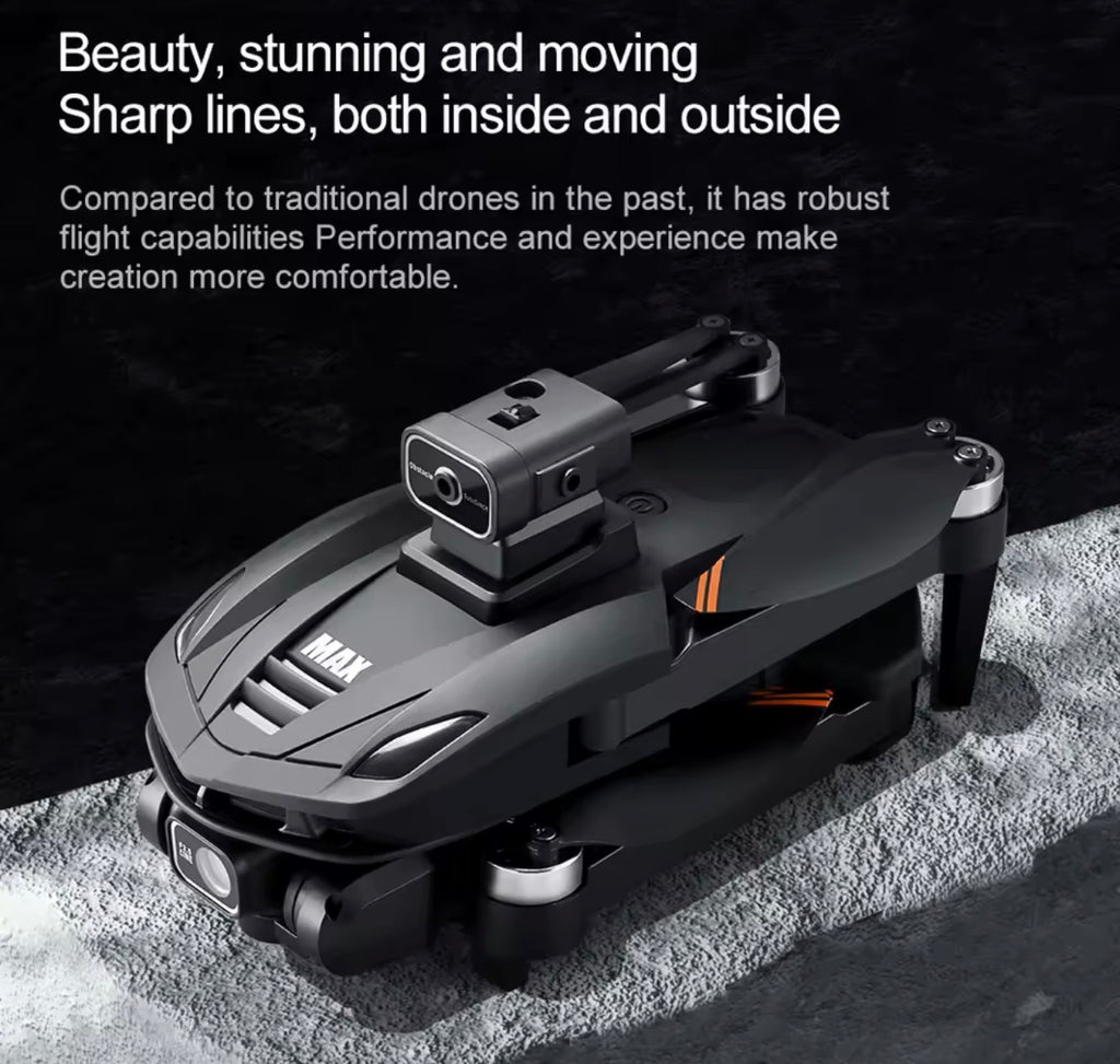 V168 PRO MAX GPS Drone with 8K Camera Aerial FPV Brush Avoiding Obstacle Large Screen Remote Control Folding Drone for Professional Use